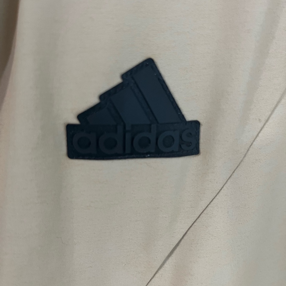 Adidas Men's Beige Bomber Jacket - Picture 2 of 6